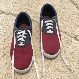 EUC Suede/Cotton Canvas Ortholite Adidas Sneakers.